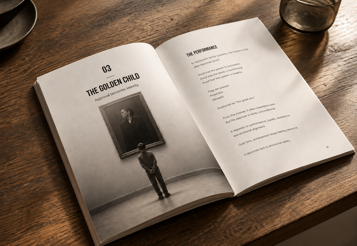 An open XOPH editorial publication on a wooden table